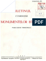 Buletinul Comisiunii Monumentelor Istorice 1937 Anul XXX