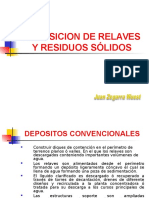 Deposito Relaves y Residuos Solidos Procesamiento de Minerales