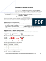 Balancing Chemical Equations PDF