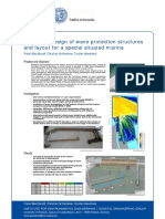 Functional Design of Wave Protection Structures and Layout For A Special Situated Marina