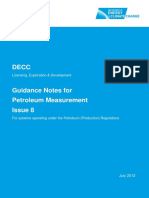 Oil and Gas Measurement Guideline