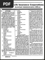 LIC AAO 2010 Solved Question Paper