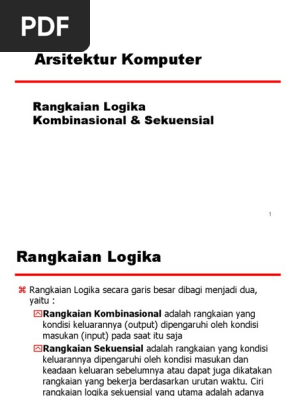 Rangkaian Kombinasional Sekuensial