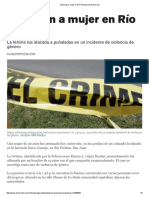 Asesinan A Mujer en Río Piedras - El Nuevo Día