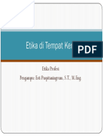 Etika Di Tempat Kerja