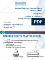 CHEG511 Advanced Reaction Engineering. S(Ch4)