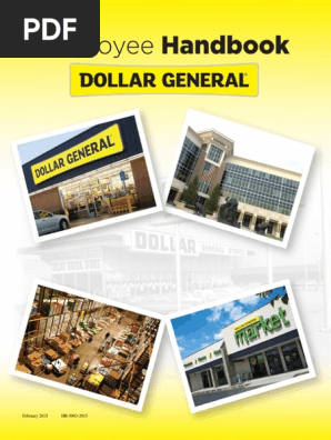 Dollar General Employee Handbook