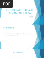 Cloud Computing and Internet of Things