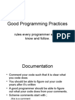 Good Programming Practices: Rules Every Programmer Should Know and Follow