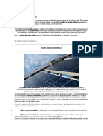 Tipos de Paneles Solares