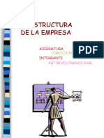 estructura organizacional