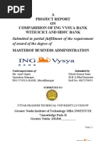 Download Ing Vysya Bank Project by niteshniki SN29352609 doc pdf