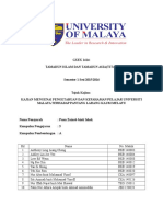 Kajian Mengenai Pengetahuan Dan Kefahaman Pelajar Universiti Malaya Terhadap Pantang Larang Bagi Kaum Melayu.