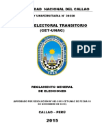Reglamento General de Elecciones UNAC - CET 16.11.2015