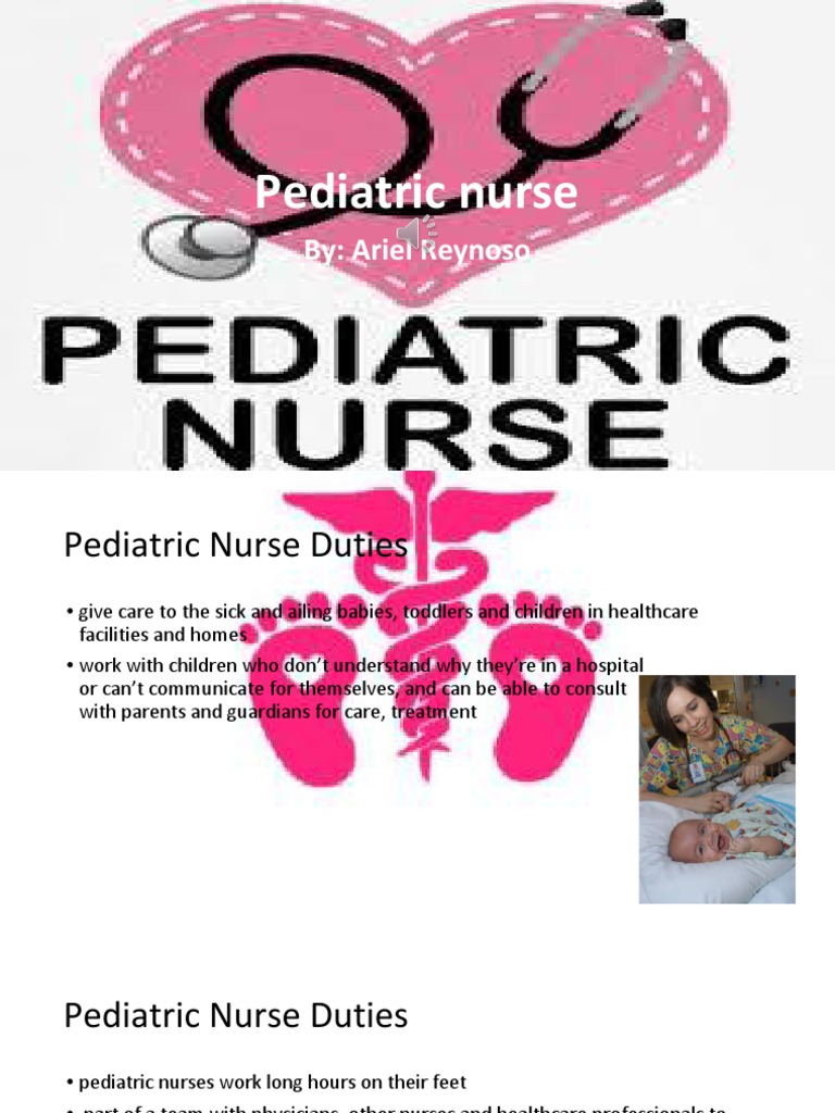 Pediatric Nurse Roles & Career Guide | PDF