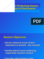 Issues in Protecting Human Research Participants