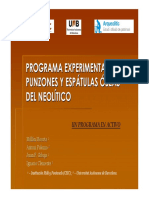 Programa Experimental: Punzones y Espátulas Óseas Del Neolítico (Experimental Programme: Neolithic Bone Awls and Spatulas)