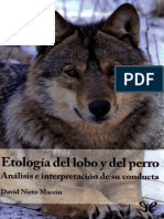 Etologia Del Lobo y Del Perro de David Nieto Macein