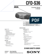 Service Manual: CFD-S36