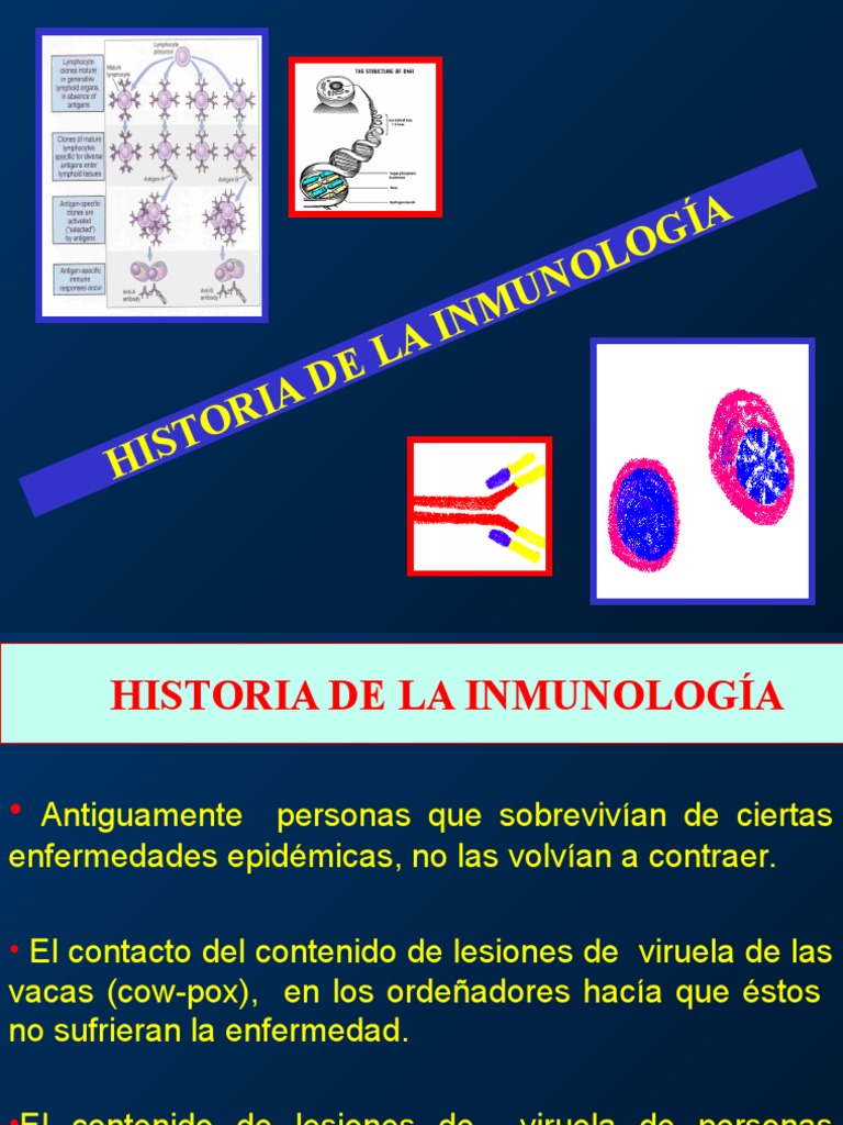 Historia de La Inmunologia PDF Inmunología Anticuerpo