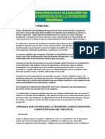 Bases Metodológicas - Estudio de Factibilidad de Inversiones Turísticas