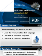 Course Assertion-Based Verification Session3 Introduction To Systemverilog Assertions Hfoster