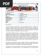 Programa de Literatura Medieval U. Santo Tomás