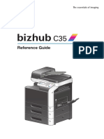 Konica Minolta Bizhub C35 Reference Guide