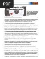 Casamento - Dez Dicas Para Não Se Casar Com a Pessoa Errada