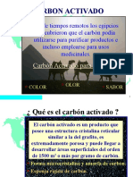 Carbón activado: purificación y propiedades