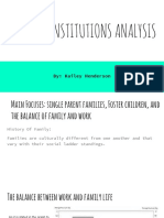 Family Institutions Analysis