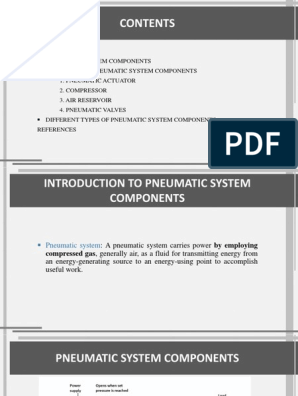 Pneumatic system pdf