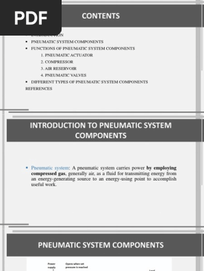 Pneumatic system pdf