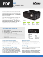 InFocus IN112a IN114a IN116a IN118HDa Datasheet