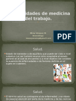 Generalidades de Medicina Del Trabajo. (40647)