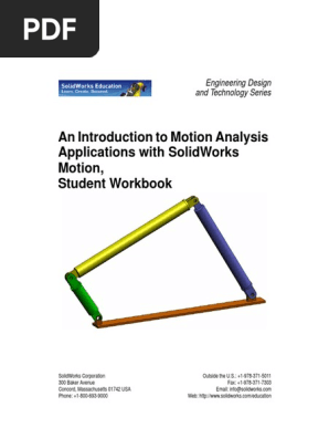 Solidworks Motion Simulation Student Workbook Eng - 