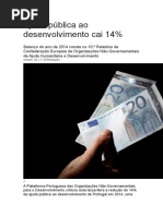 Ajuda Pública Ao Desenvolvimento Cai 14