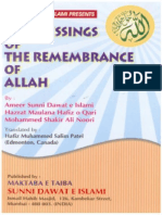 Blessings of Remembrance of Allah