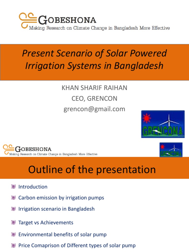 Literature review of solar water pump picture