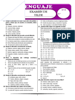 Examen de Tildes