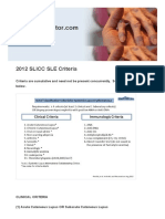 SLICC SLE Criteria - RheumTutor PDF