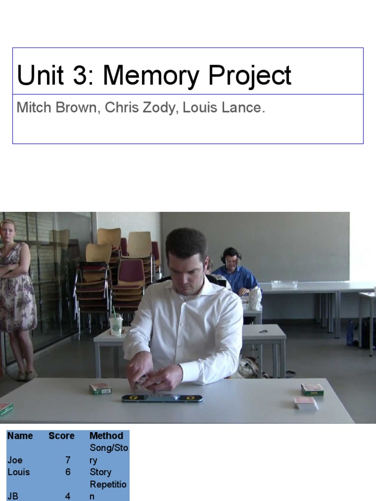 Unit 3 - Memory | PDF | Science & Mathematics