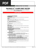 9th Physics CHAPTER 4 S.Q Numerical Problems PDF