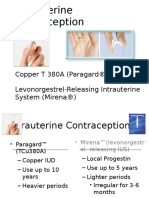 Intrauterine Devices (IUD) Contraception