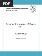 Securing The Internet of Things IoT