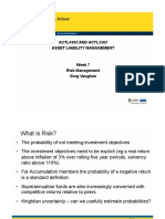 Business School: ACTL4303 AND ACTL5303 Asset Liability Management