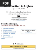 Lojban. How To Quickly Create Sentences