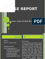 CASE REPORT: 75-YEAR-OLD WOMAN WITH 25% BODY SURFACE AREA BURNS