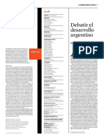 Alejandro Grimson y Otros. Modelos de Desarrollo en Debate. El Dipló. Edición Nro 199. Diciembre de 2015