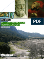 The Battle of Thermopylae Historical/Geological Report